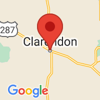 Map of Clarendon TX US